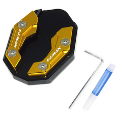 스피드마크 오토바이 사이드 스탠드 클립 오픈형, NMAX 골드, 1개