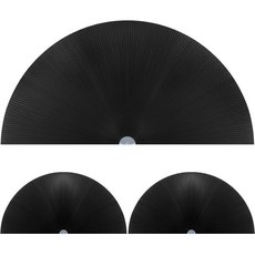 콜링밀 3개 세트 100% 차광 72 x 36 반창 창문 가리개 반원 아치 창문 가리개 차광 아치 블라인드 실내용 주름진 패브릭 셀룰러 블라인드