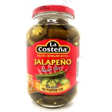 라코스테냐 할라페뇨 페퍼슬라이스, 440g, 7개