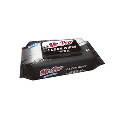 Mr.Pro 羅布先生 一拭清白萬用去污清潔濕紙巾 (80抽/包), 2個, 80張, 350g