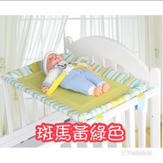 加大加寬環保寶寶尿布台 嬰兒床木床安全更換尿布台, 1個, 斑馬黃綠色 (現貨)