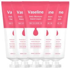 바세린 핸드크림 대용량 선물세트 세트구성, 5개, 60ml 5개, 60ml