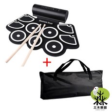 手捲電子鼓 兒童鼓 玩具鼓 打點板 練習鼓 小孩爵士鼓 打擊鼓 電子鼓 架子鼓, 1個, 手捲鼓(附收納袋), MD760