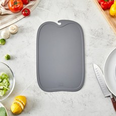 모던하우스 칼집이 잘 나지 않는 애플 TPU 도마 L 39x27CM 그레이, 1개