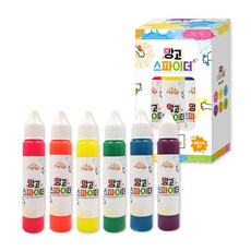 [키즈망고] 망고스파이더 거미줄물감 30ml 6세트, 6색