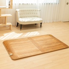 사계절구들장 전자파안심 거실 전기장판 대청마루 [한일구들장 본사직영], 대청무늬 2인용 (140X183cm)