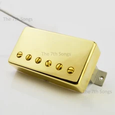 1959 컬렉터스 에디션 PAF IV G 스타일 알니코 4 험버커 픽업 (LP 일렉트릭 기타용) 49.2mm 간격 2심선 니, 01 China Mainland, 05 Bridge-Gold-49.2mm