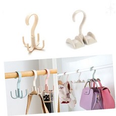 가방 옷걸이 행거 거치대 넥타이 정리대 홀더 걸기, 1개, No.02 가방걸이 문어발 베이지