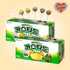 부드러움과 달콤함을 담은 스페셜 간식세트(롯데 카스타드 138g x 2개 + 츄파춥스 5개) + 러브 다이브 하트 스티커 1장, 1개