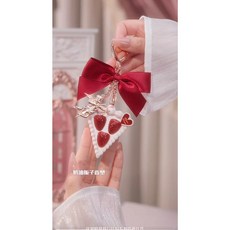 花知曉 Flower kwons 草莓邱比特香膏 香膏吊飾 荔枝梔子香氛膏 小紅書推薦, 1個, 奶油栀子+吊飾