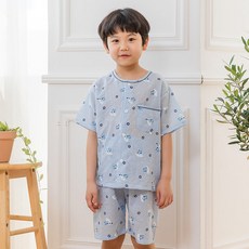 PINGCOCO 童款小貓雲朵印花睡衣套裝