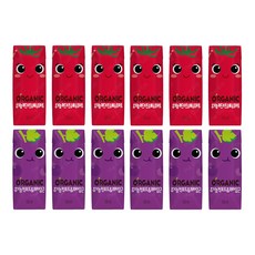 어린이집 키카 어린이 주스 오가닉유기농 쁘니트니125ml 각6개씩 총12팩, 12개, 125ml