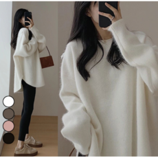 포근한 오버사이즈 니트예요라운드 니트의 루즈한 디자인으로 소인들도 쉽게 매치할 수 있습니다5color