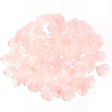 50Pcs 꽃 모양의 Lampwork 비즈 벚꽃 스페이서 크리스탈 유리 쥬얼리 DIY 만들기 팔찌 헤어 귀걸이 공급, Pink 2