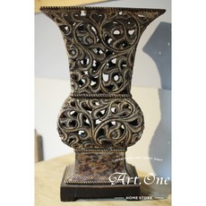 歐式陶土花瓶擺飾，精緻居家裝飾品，提升空間美感，營造優雅生活氛圍