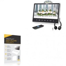 BoxWave 화면 보호기 Naviskauto 헤드레스트 DVD 플레이어 BR1202BA08 12인치 클리어터치 반사 방지 프라이버시 2개 세트 보호 필름 유연한, BoxWave 화면 보호기 Naviskauto 헤드레스