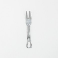 AOYOSHI 青芳製作所 仿舊不鏽鋼 CAMP 餐叉 戶外露營餐具, 1個, 餐叉S