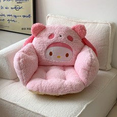 해피유통 귀여운 아기 동물 캐릭터 방석 의자 푹신한 인형 소파 용, 2, 45*45센티미터