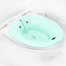 현대 쌍줄 공기방울 좌욕기+모터 풀세트 /민트, 1개