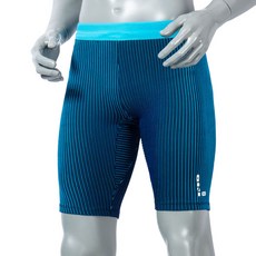 스포츠 러닝 타이즈 반바지(XL) (스카이블루)+그릿커머스Shop