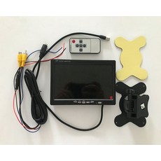 차량용 캠론 중장비 상시후방카메라 탑차 후방 굴삭기, 블랙 10 AV IPS 1024x600, 기본 모델명/품번