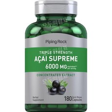 파이핑락 아사이베리 6000mg 180캡슐 트리플스트랭스, 1개, 180