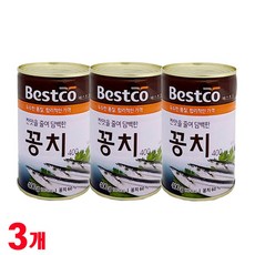다봄마켓 베스트코 짠맛줄인 담백~꽁치 캔통조림 400g, 3개, 3개