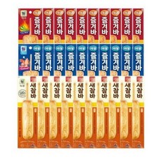 인기핫바 3종세트(매콤즐겨바+해물즐겨바+새참)총30팩, 1세트