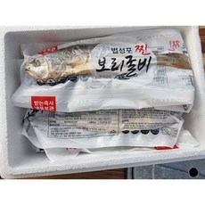 영광 법성포 찐 보리 부세 굴비 10미 특대 명절 선물세트, 찐보리굴비대(30cm)1마리, 1개