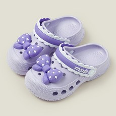 달콩슈 여아용 EVA 리본 샌들 슬리퍼 DKE119