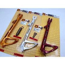 POSH 鋁合金邊柱 適用於 JETS JET-SR 機車, 邊柱+邊柱螺絲,橘