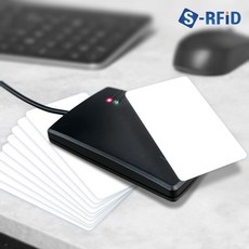 현승 RFID 리더기 USB 리더기 Read RF 125Khz CR100 + EM 공카드10장, 1개