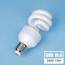 발열전구 온열 열등 13W26W 220V 애완 파충류 난방 램프 50 100 UVB 열 양서류 Vivarium 거북이 뱀 조명, 10.0 220V 13W