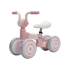 아동용 LED 플레이 밸런스 바이크 붕붕카, 1개, 55cm, 핑크 1개, 55cm, 핑크