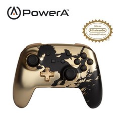 PowerA 任天堂官方授權增強款藍芽5.0 無線遊戲手把限量款1518805-02-黃金騎士, 1個, 黃金騎士, 1518805-02