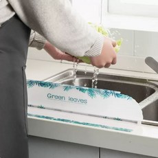 싱크대 물막이 물 튀김 방지 설거지 가림막 물받이art1+5FBd