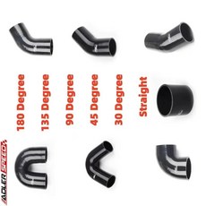 디그 실리콘 호스 인터쿨러 터보 커플러 튜브 흡입 파이프, 1개, 1. 0 Deg ID 70MM