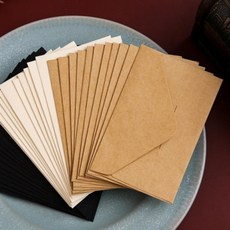 다용도 미니 카드 명함 봉투 1개 메시지 전달용 10.5x7cm, 크라프트(a), 크라프트(a)