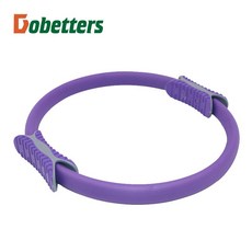 Gobetters 皮拉提斯圈 健身環 核心訓練 輕巧便攜 耐用材質, 紫色, 1個