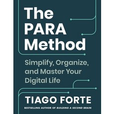 (영문도서) The Para Method: Simplify Organize and Master Your Digital Life Hardcover, Atria Books, English, 9781668045565