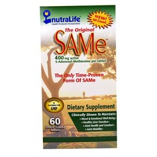 NutraLife The Original SAMe 샘이 400mg 60정, 1개