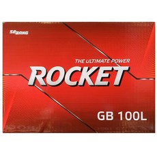 로케트100L GB100L 자동차배터리 테라칸 베라크루즈 그랜드카니발 봉고3 올뉴카니발 프레지오 와이드봉고2.4 프론티어 모하비 차량용밧데리 로케트배터리, 1개, GB100L 공구대여+폐전지반납