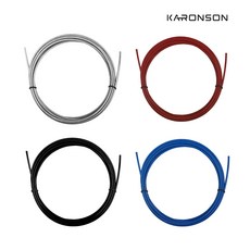 카론슨 와이어 교체 줄넘기줄, 와이어단품/블랙