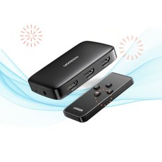 UGREEN HDMI 선택기 셀렉터 스위치 3 입력 1 출력 4K 스플리터 리모컨 포함 IM