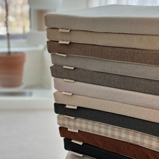 벤치의자방석 긴 식탁의자 방석 국내 맞춤제작 가능 카페 사무실 대형, 코지 라이트브라운(발수폴리), 80x35