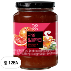 초록원 자몽 블랙티, 560g, 1개입, 12개