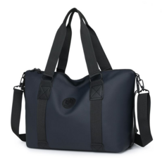 KALEIE 大容量手提包 單肩旅行包 運動健身包, 藍色【加大容量款】