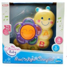 6개월 영유아 방긋방긋 노래하는 아기벌레 춤추는장난감 15분자유 성장발달, 1개