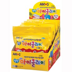 [색상선택]아모스 2500 탱탱아이 클레이 50g, 빨강50g, 1개