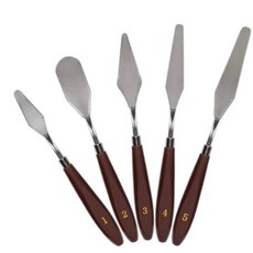 미니스패츌러 스페츌러 세트 일체형 블레이저 5개 스패출러 공구 주걱, A. 5개 세트